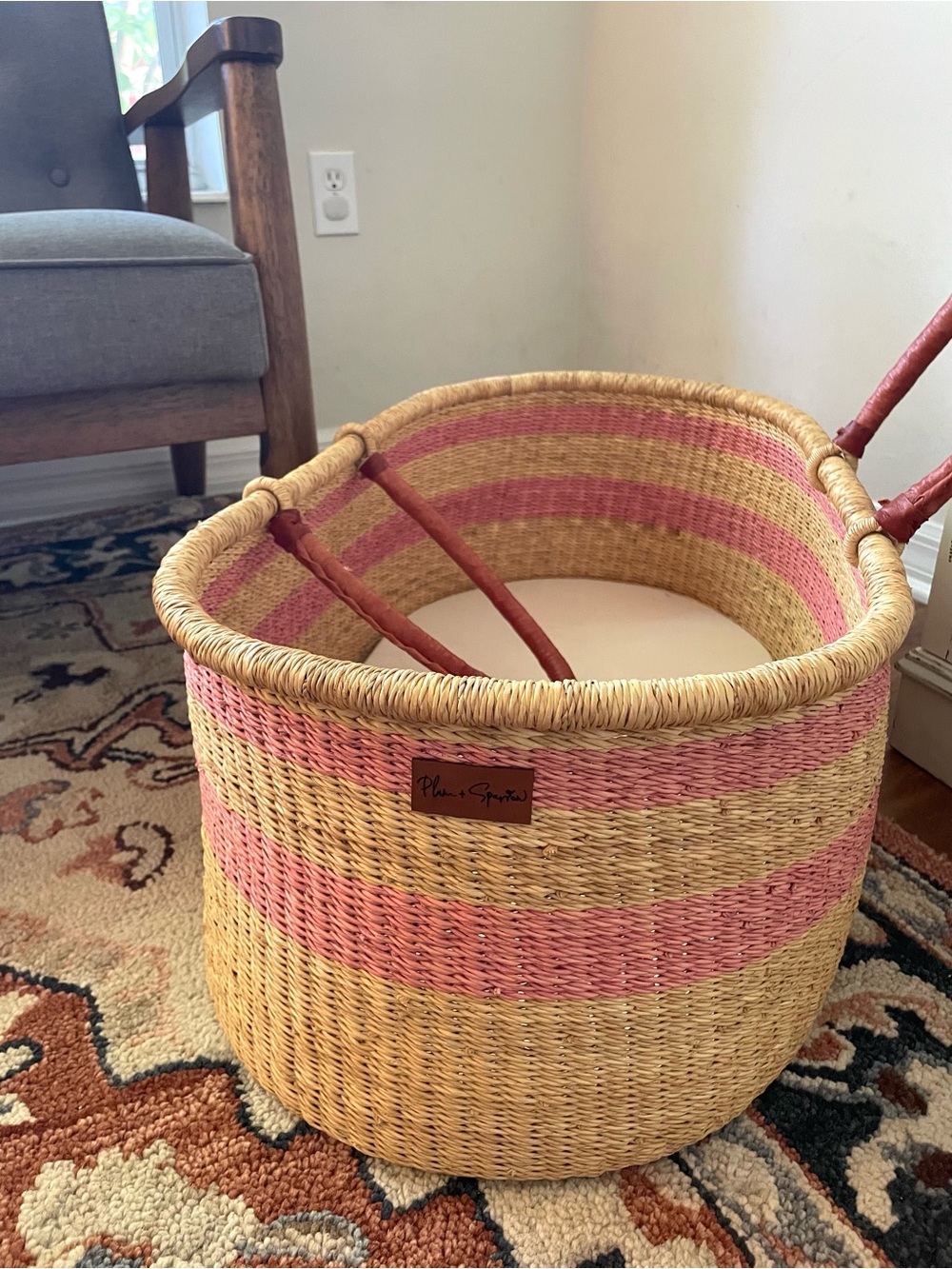 Plum + Sparrow Moses basket
